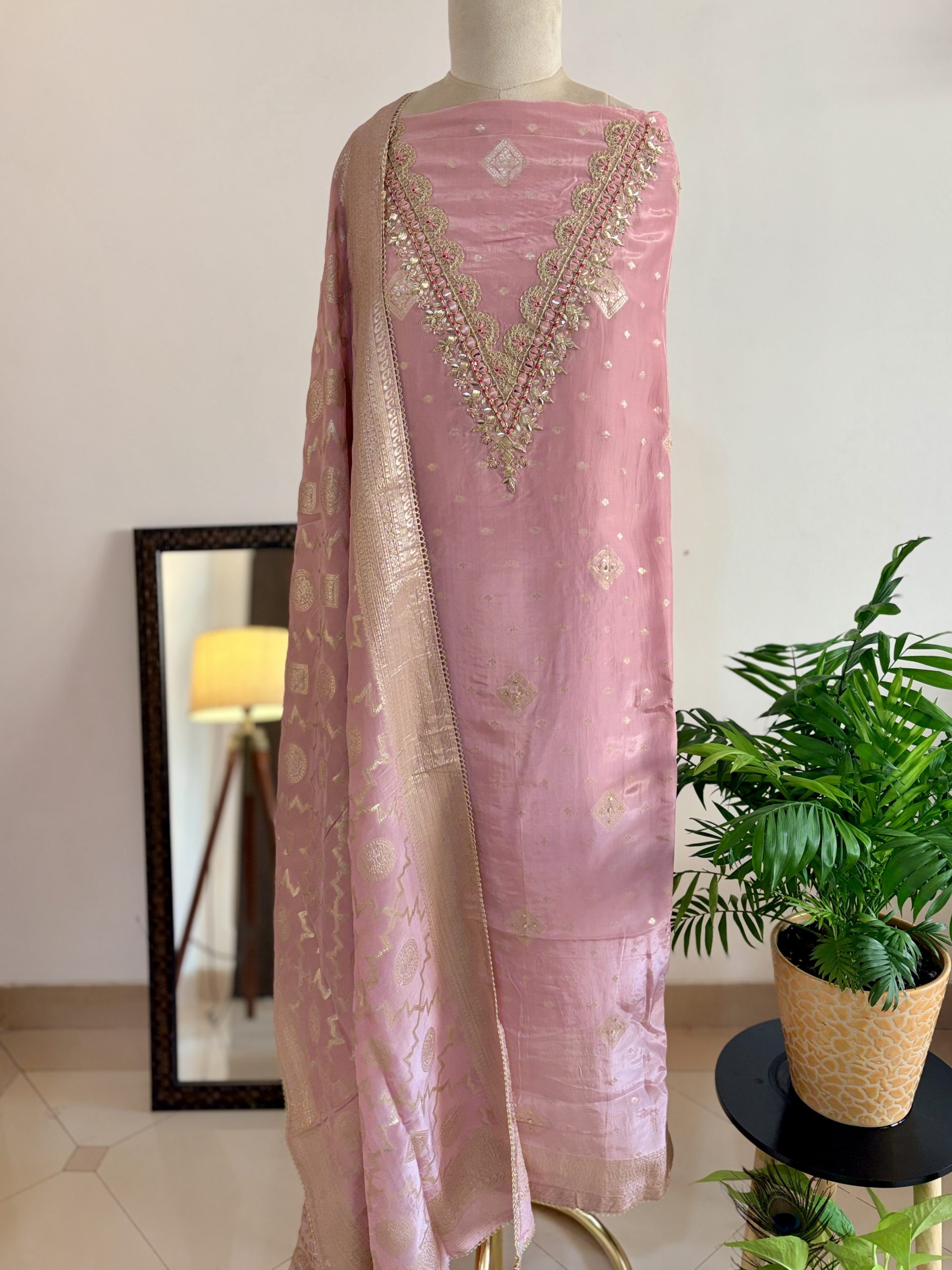 Pastel Shades HO Premium Silk Suit